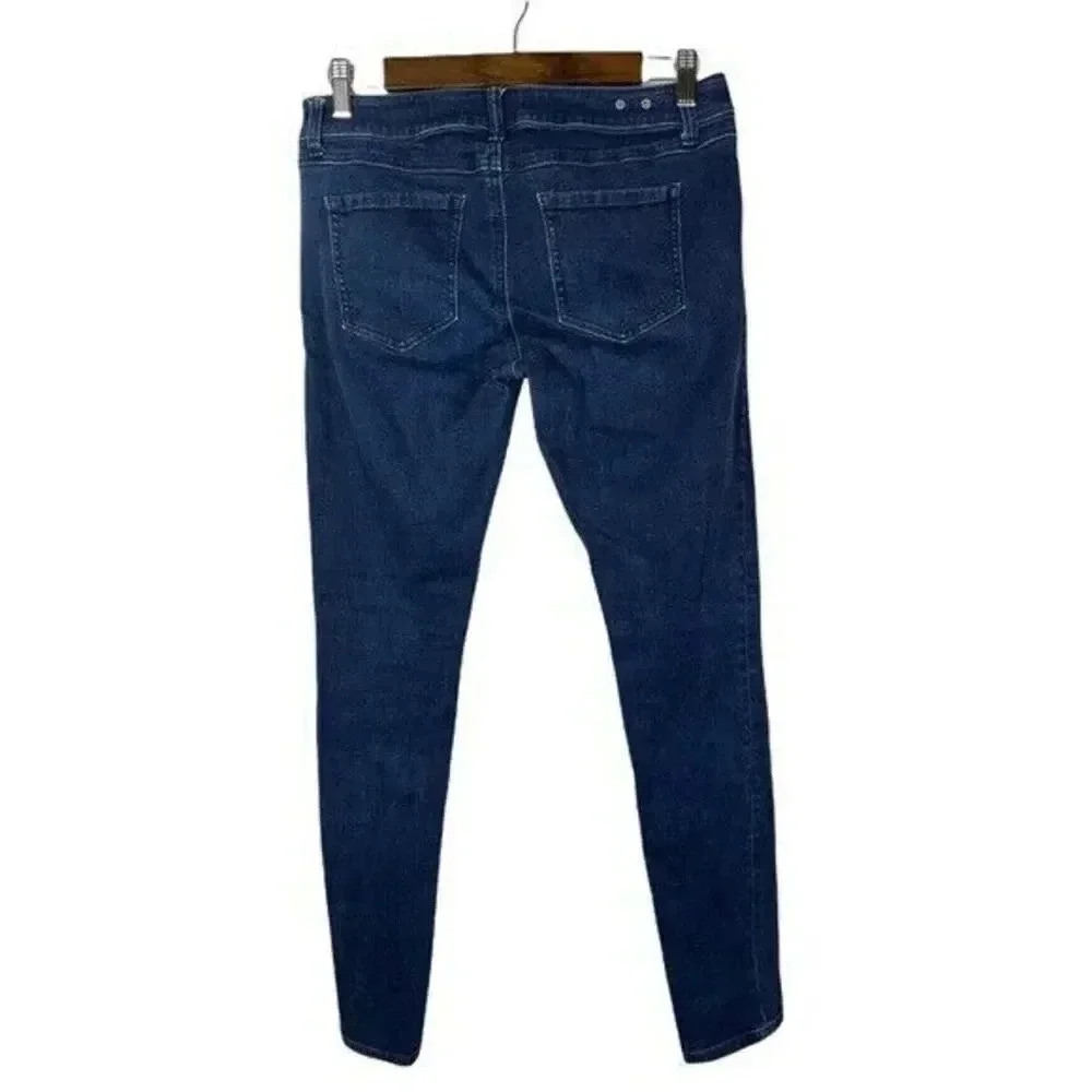 Cabi Dark Wash Mid Rise Skinny Jeans 4 #3040